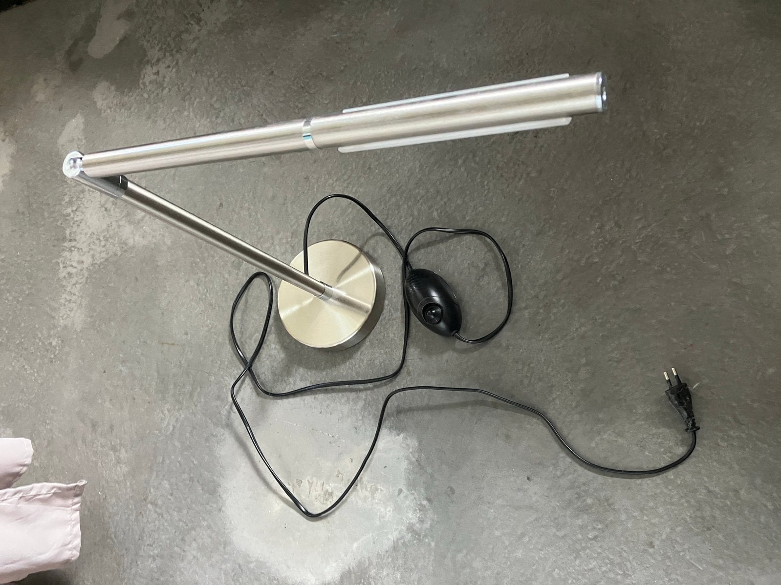 Lampe de bureau, Argenté, Comme neuf, Liseuse, Enlèvement