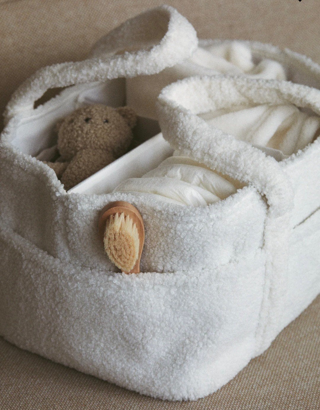 sac à langer Teddy blanc, Enlèvement ou Envoi, Comme neuf, Blanc