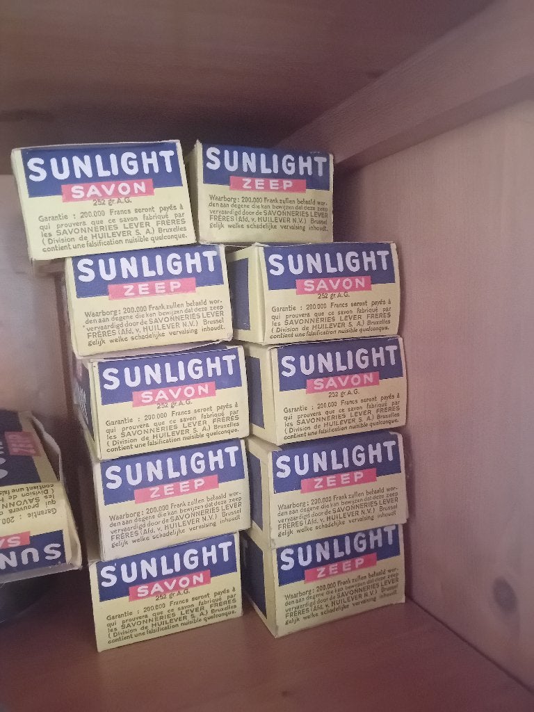 Boite savon sunlight, Collections, Enlèvement, Comme neuf, Emballage
