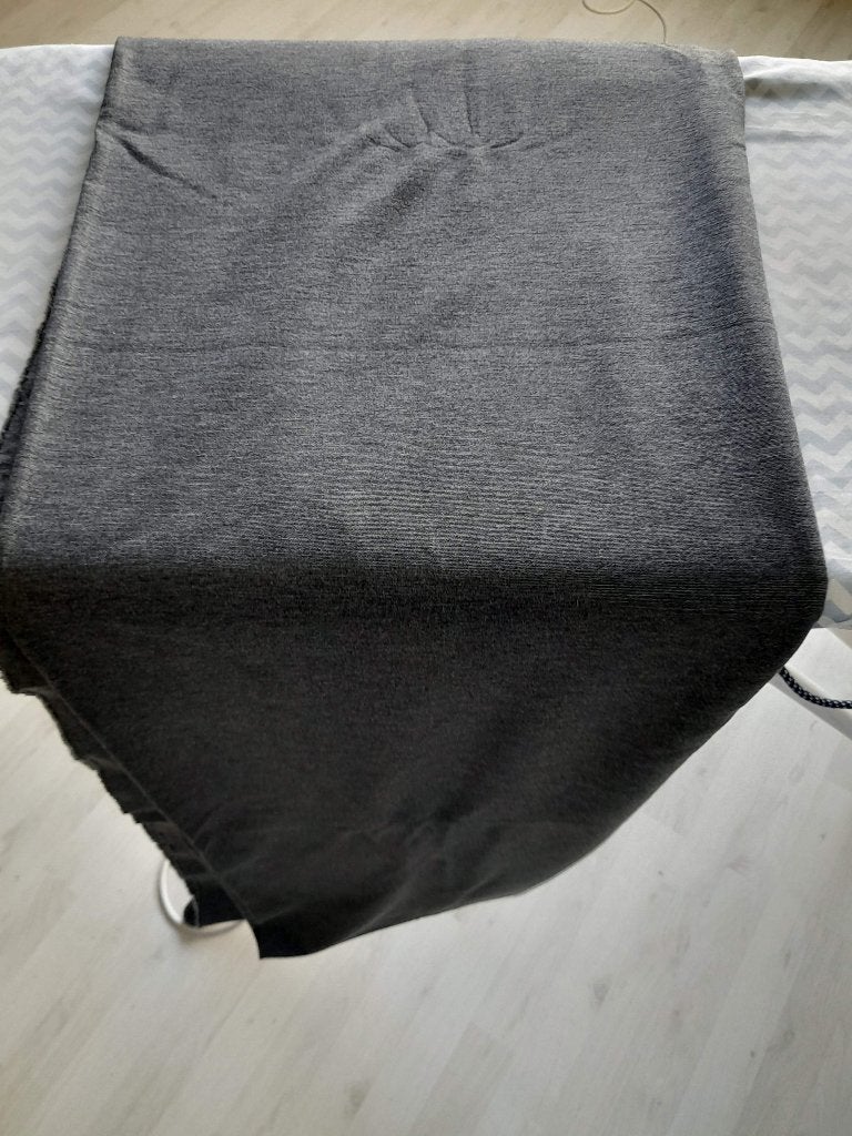 Stof Kite tricot antraciet/donker grijs gemeleerd, 120 cm of meer, Ophalen of Verzenden, Grijs, Nieuw