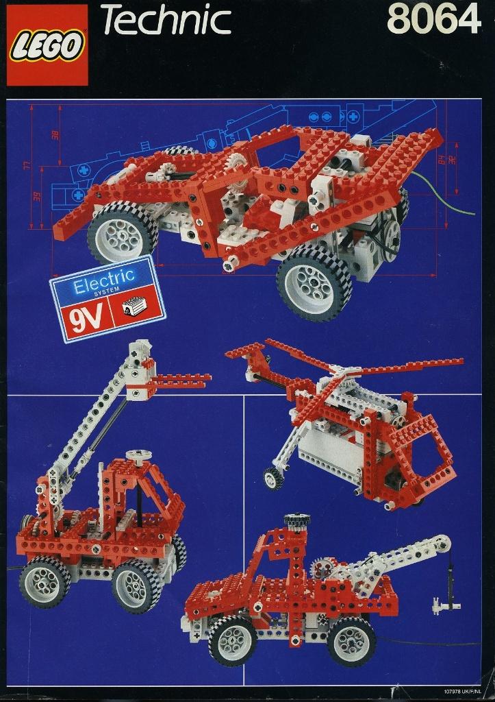 LEGO Technic 8064: Universal Motor Set, Ophalen of Verzenden, Gebruikt, Lego, Technic