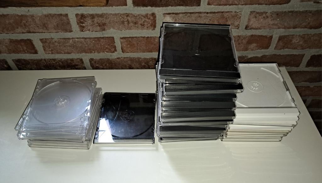 Lege gebruikte CD doosjes, Cd's en Dvd's, Ophalen