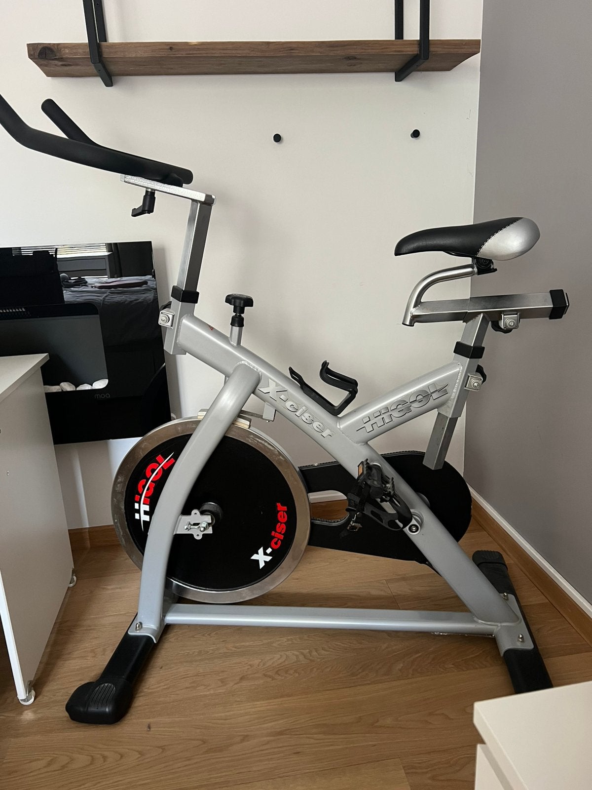 Higol X-Ciser Spinningfiets (Zilver) – Zo goed als nieuw!, Sports & Fitness, Appareils de fitness, Enlèvement, Comme neuf, Vélo de spinning