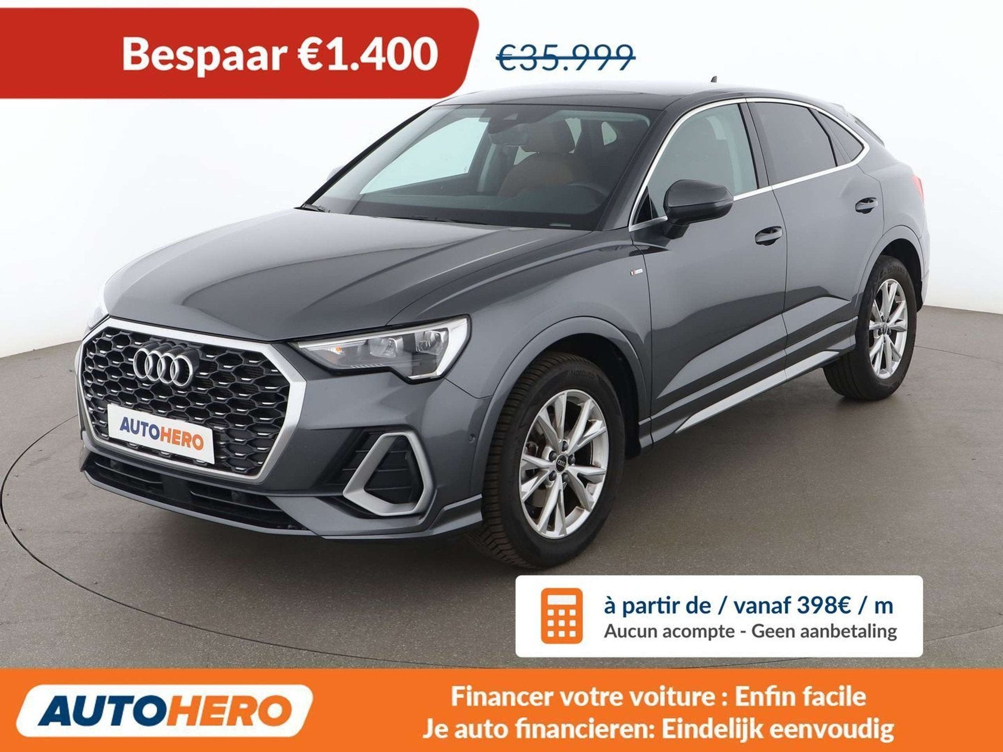 Audi Q3 35 TFSI S line (bj 2023, automaat), Auto's, https://public.car-pass.be/vhr/08efb4d4-d8a4-4abb-b362-6288a45e05de, Overige brandstoffen