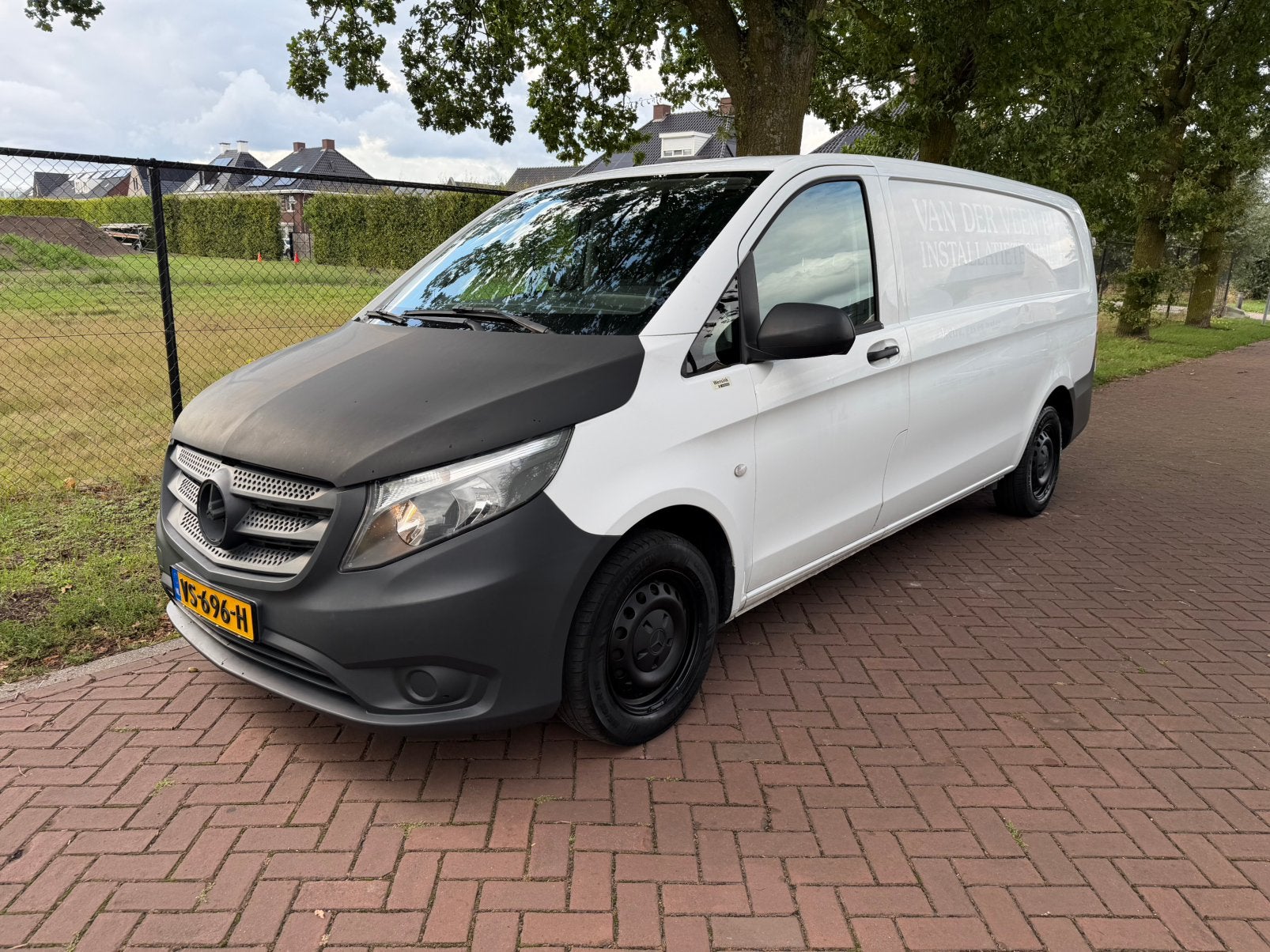 Mercedes Benz Vito 1.6 111 CDI 140PK AIRCO 2015 L2H1 MARGE, Auto's, Voorwielaandrijving, Euro 5, Stof, Zwart