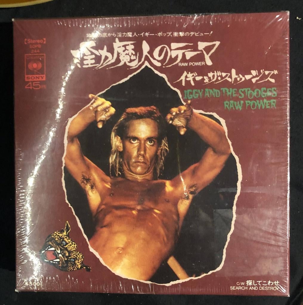 Iggy & the Stooges - Raw Power 7” + shirt (L) nieuw, 2010 - 2019, 7 inch, Ophalen of Verzenden, Nieuw in verpakking