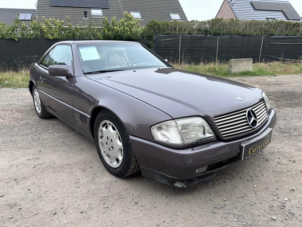 Mercedes SL300 cabrio - 1992 - 168000km - Met hardtop, Auto's, Automaat, Achterwielaandrijving, Beige, Cabriolet