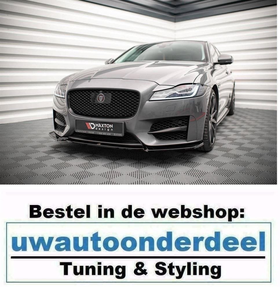 Maxton Design Spoiler Lip Splitter Voor Jaguar XF R Sport, Verzenden