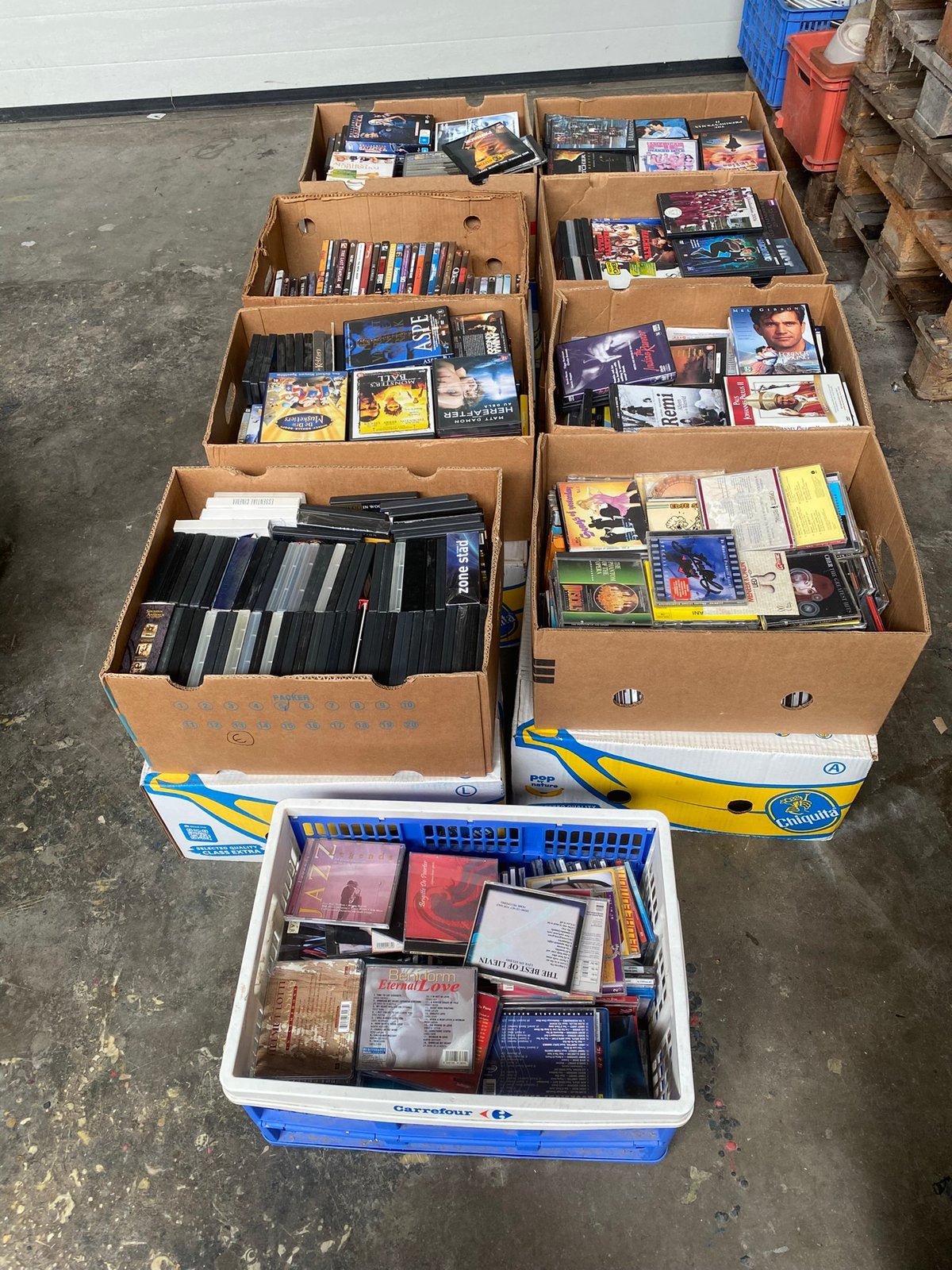 Verzameling dvds en cds, Collections, Enlèvement