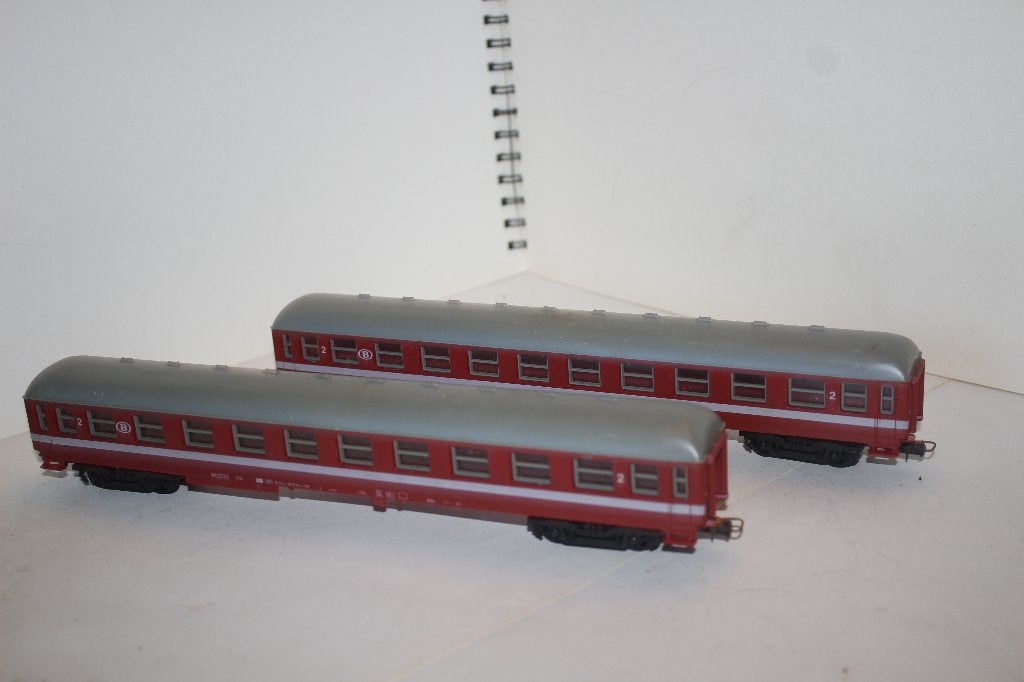 lima ho 2 voitures SNCB 2èclasse, Enlèvement ou Envoi, Wagon, Lima, Courant continu