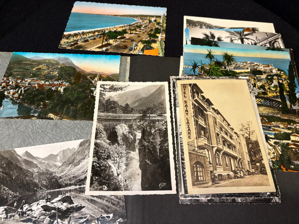 COTE d'AZUR  1950 - 21 Postkaarten, Boeken, Diverse auteurs, Ophalen of Verzenden, Zo goed als nieuw, Overige onderwerpen
