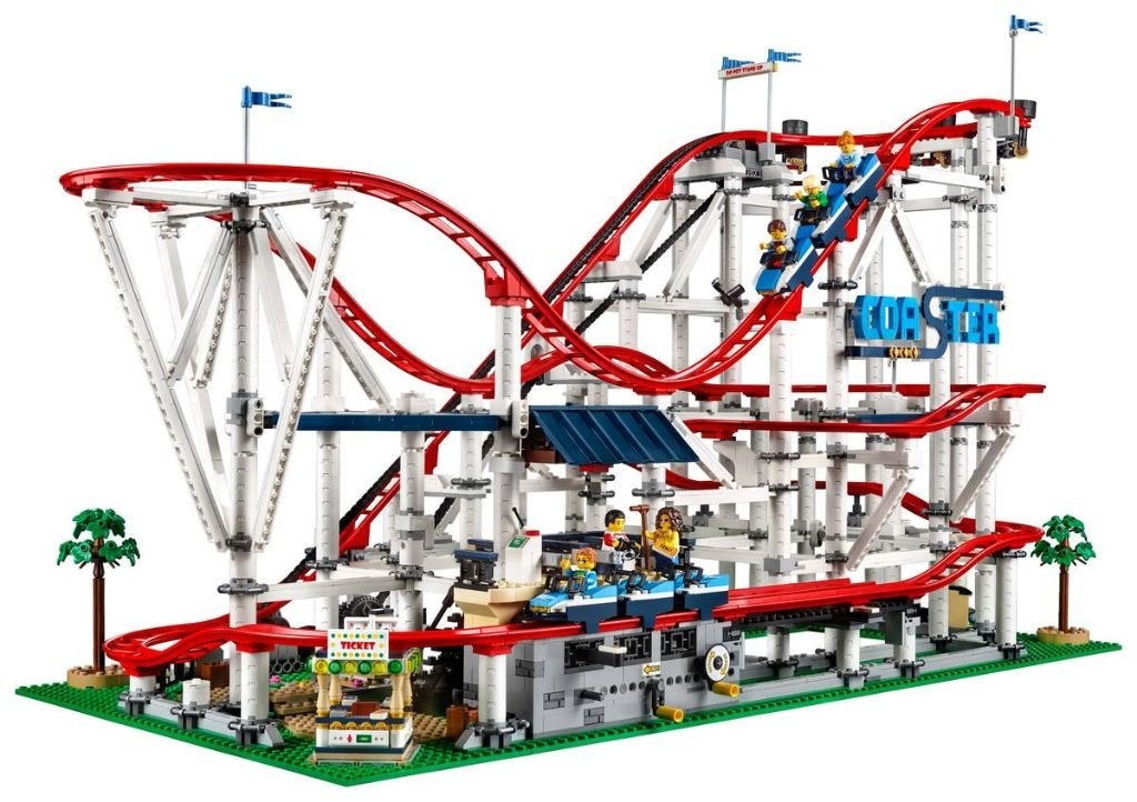 Lego Creator Expert Achtbaan - Roller Coaster - 10261, Kinderen en Baby's, Gebruikt, Lego, Ophalen of Verzenden, Inclusief instructies