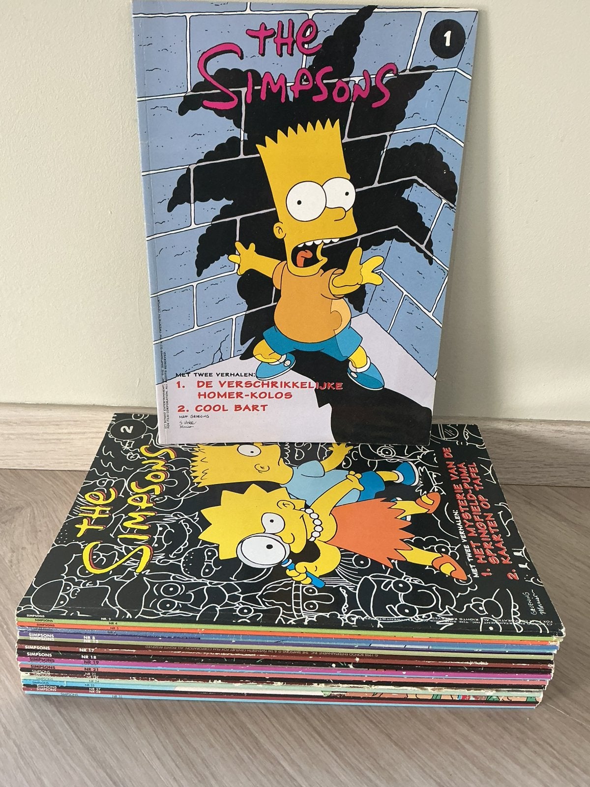 Strips The Simpsons, Boeken, Ophalen, Gelezen