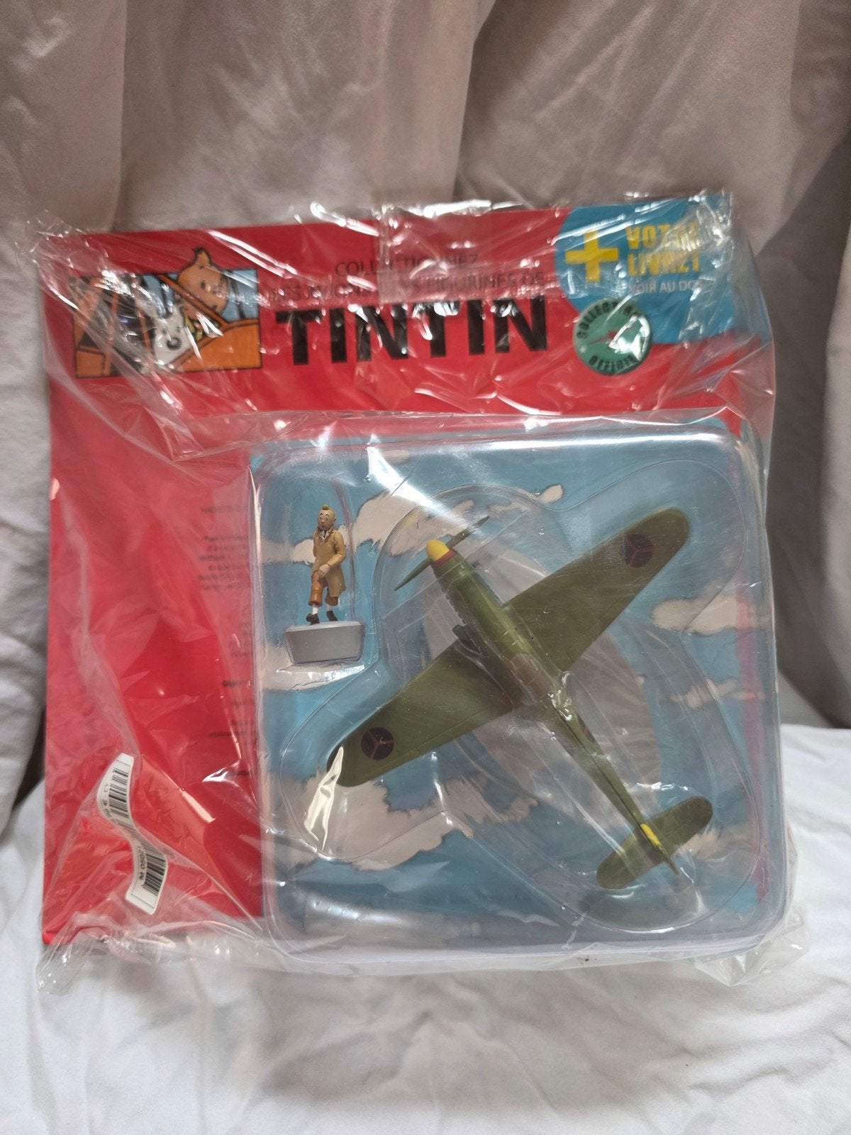 Avion uméro 16 de la collection officielle « En Avion Tintin, Enlèvement ou Envoi, Neuf