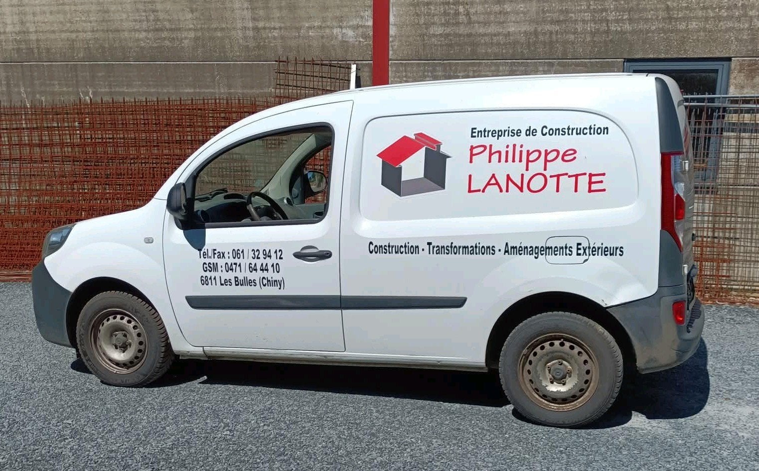 Renault Kangoo 2016 blanche utilitaire., Voorwielaandrijving, Euro 5, Stof, Renault