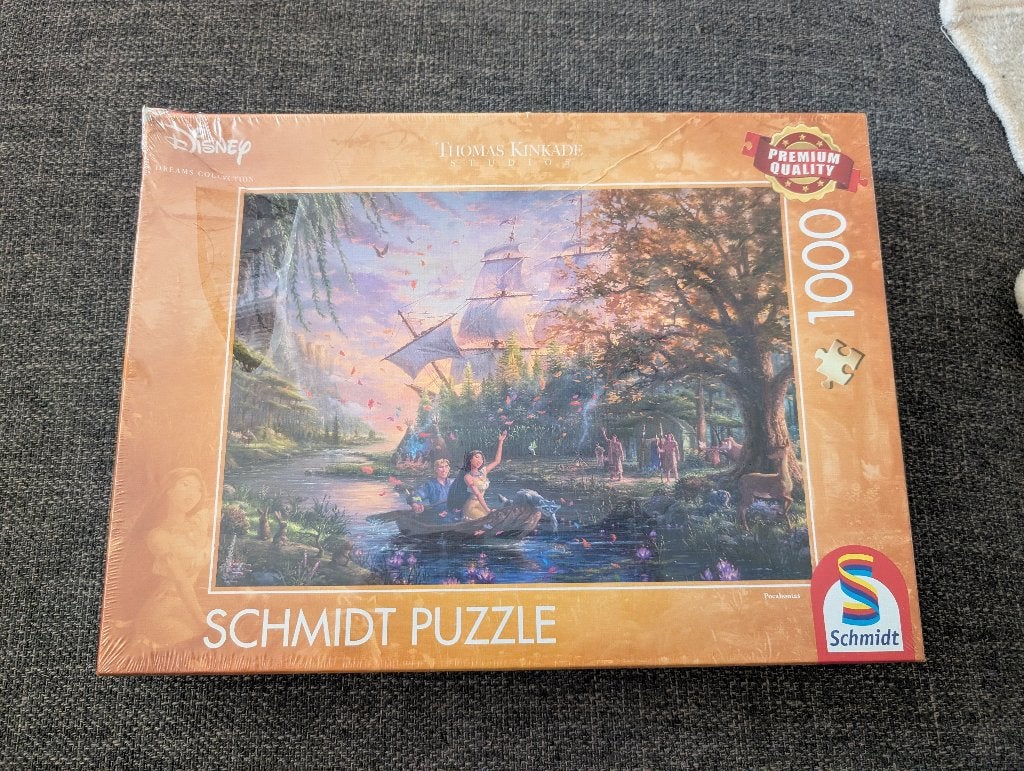 Disney puzzel Pocahontas, Collections, Disney, Enlèvement ou Envoi, Pocahontas ou Petite Sirène, Comme neuf, Autres types