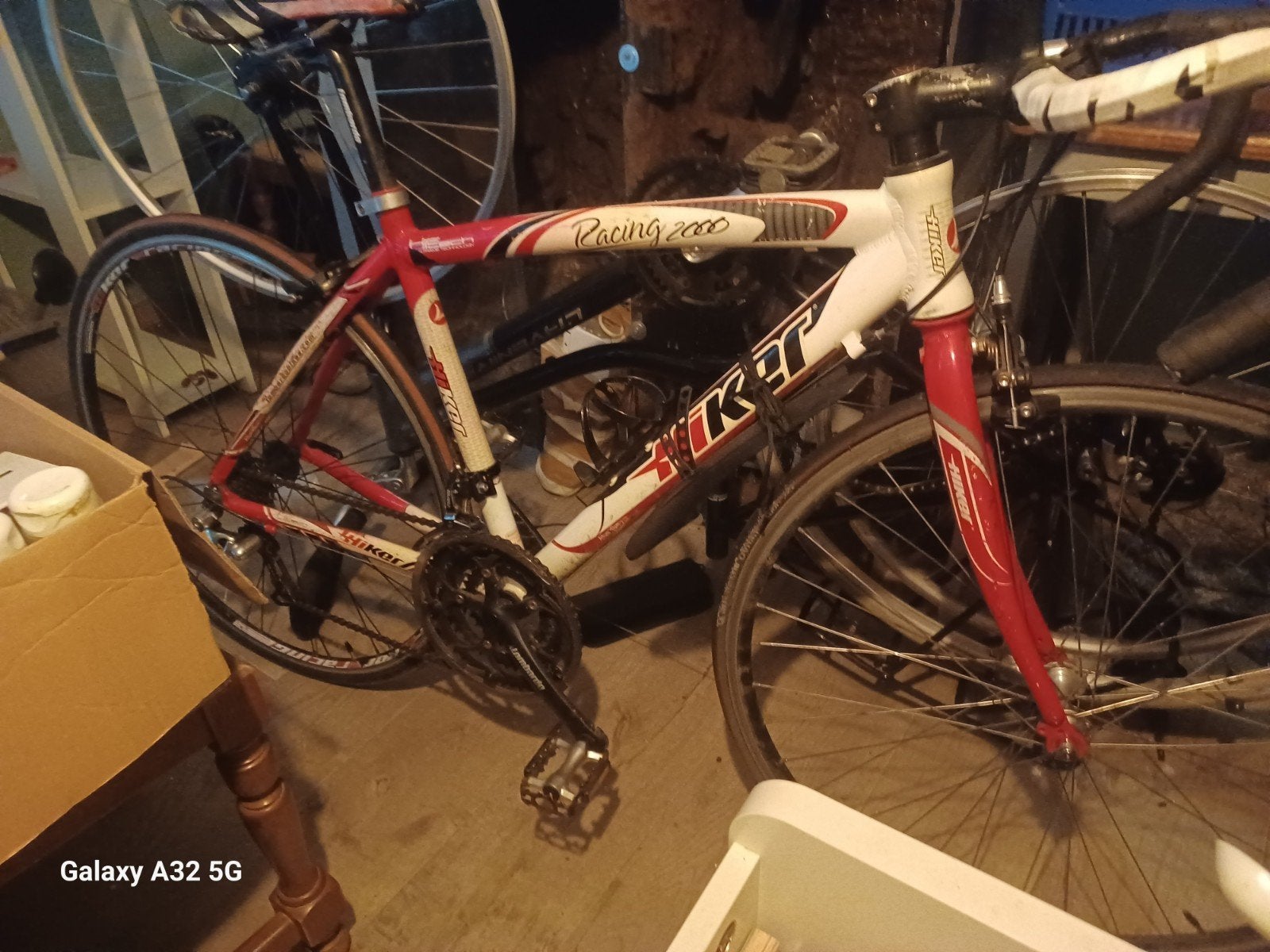 Koersfiets, Ophalen