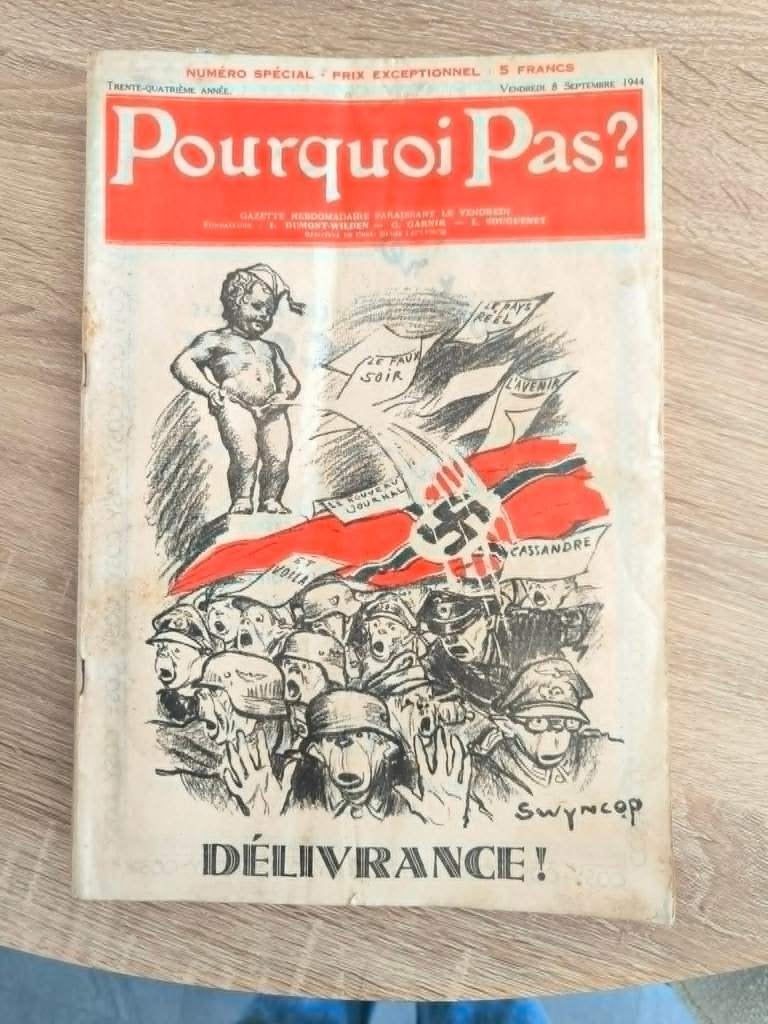 Set van 14 stuks „Waarom niet?” tijdschriften 1944, Boeken, Tijdschriften en Kranten, Ophalen of Verzenden, Gelezen, Krant