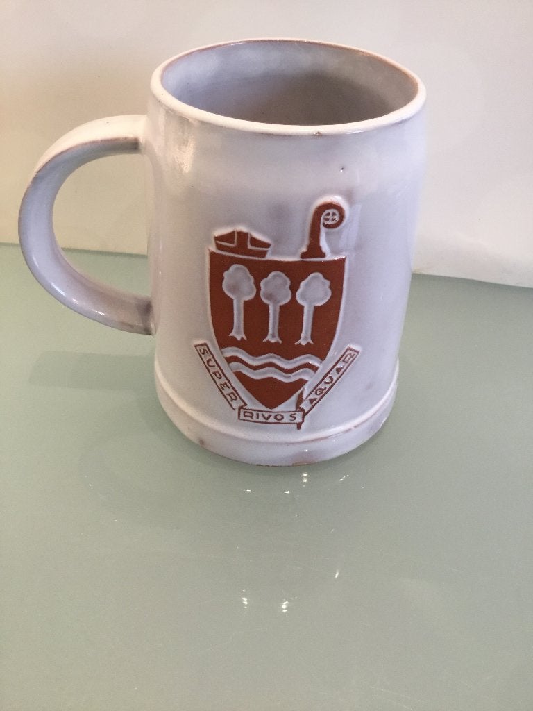 Chope en grès trappiste achel, Ophalen of Verzenden, Gebruikt, Bierglas