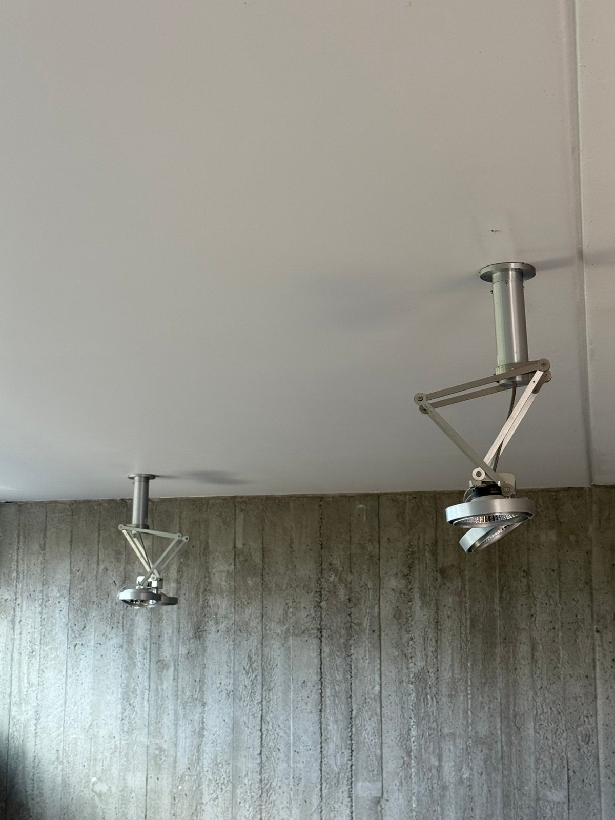 3 plafond armaturen met ledlampen, Ophalen, Zo goed als nieuw, LED, Metaal
