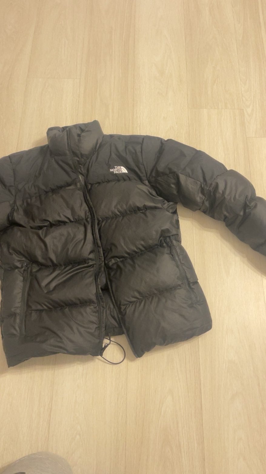 Zwarte north face jas, Ophalen of Verzenden, Zo goed als nieuw, Maat 48/50 (M), Zwart