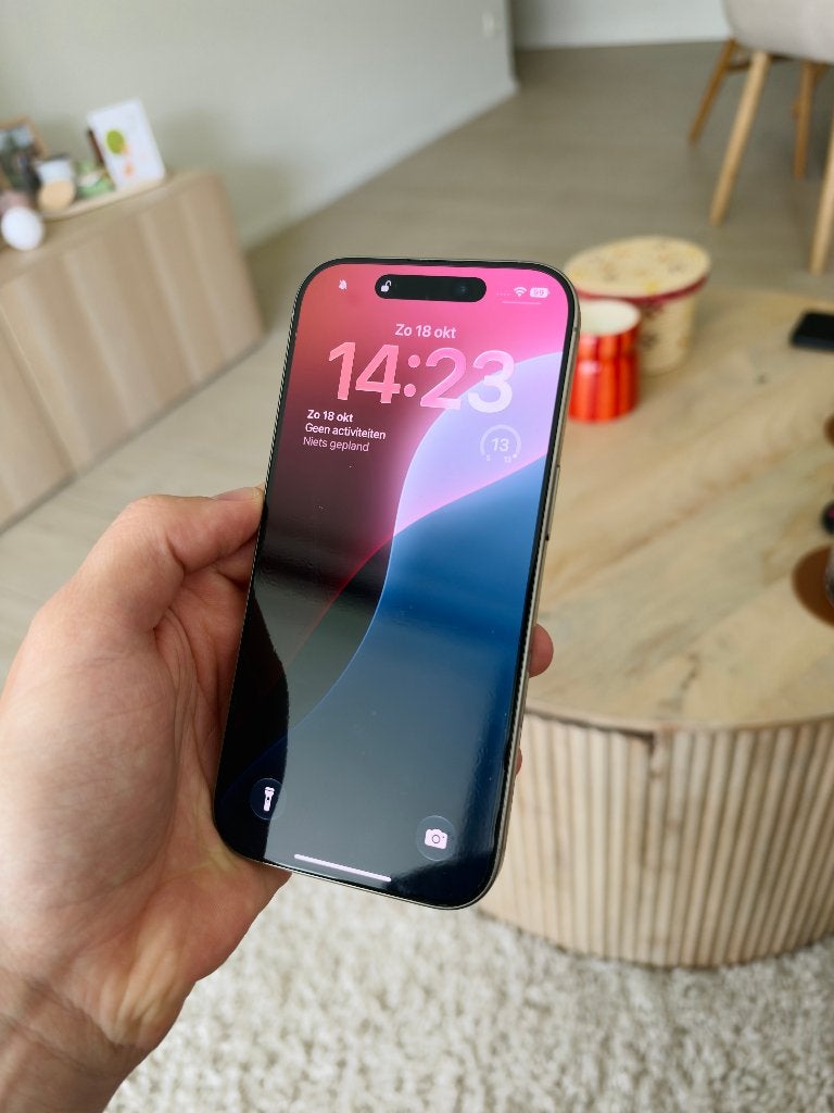 iPhone 16 Pro 128 GB Natural Titanium, Télécoms, IPhone 16 Pro, 128 GB, Gris, Enlèvement ou Envoi