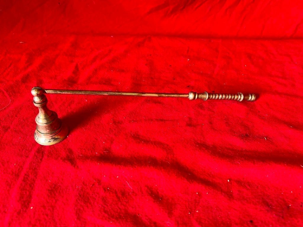 Couvre-bougie vintage., Enlèvement ou Envoi, Bronze