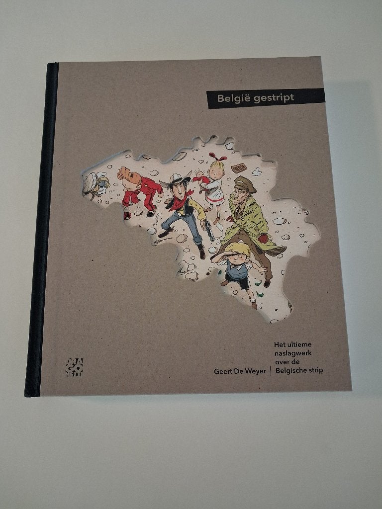 België gestript - hardcover - nieuwstaat, Geert De Weyer, Eén stripboek, Nieuw, Ophalen of Verzenden