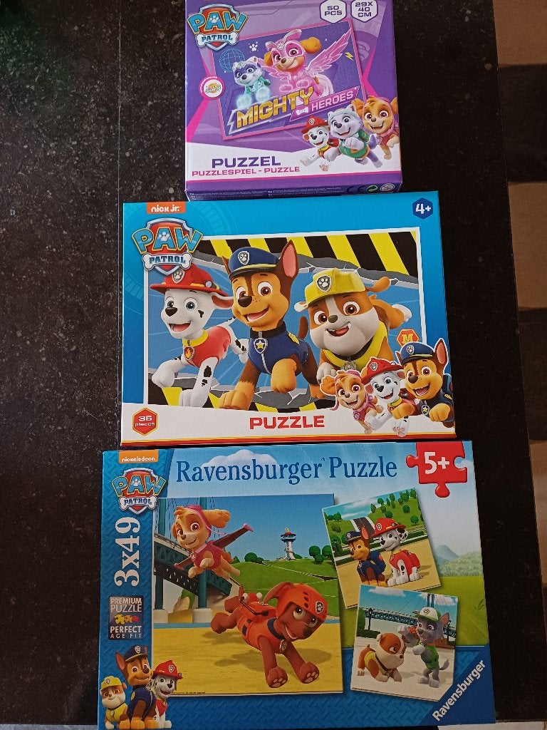 puzzels Paw Patrol, Kinderen en Baby's, Ophalen of Verzenden, Gebruikt