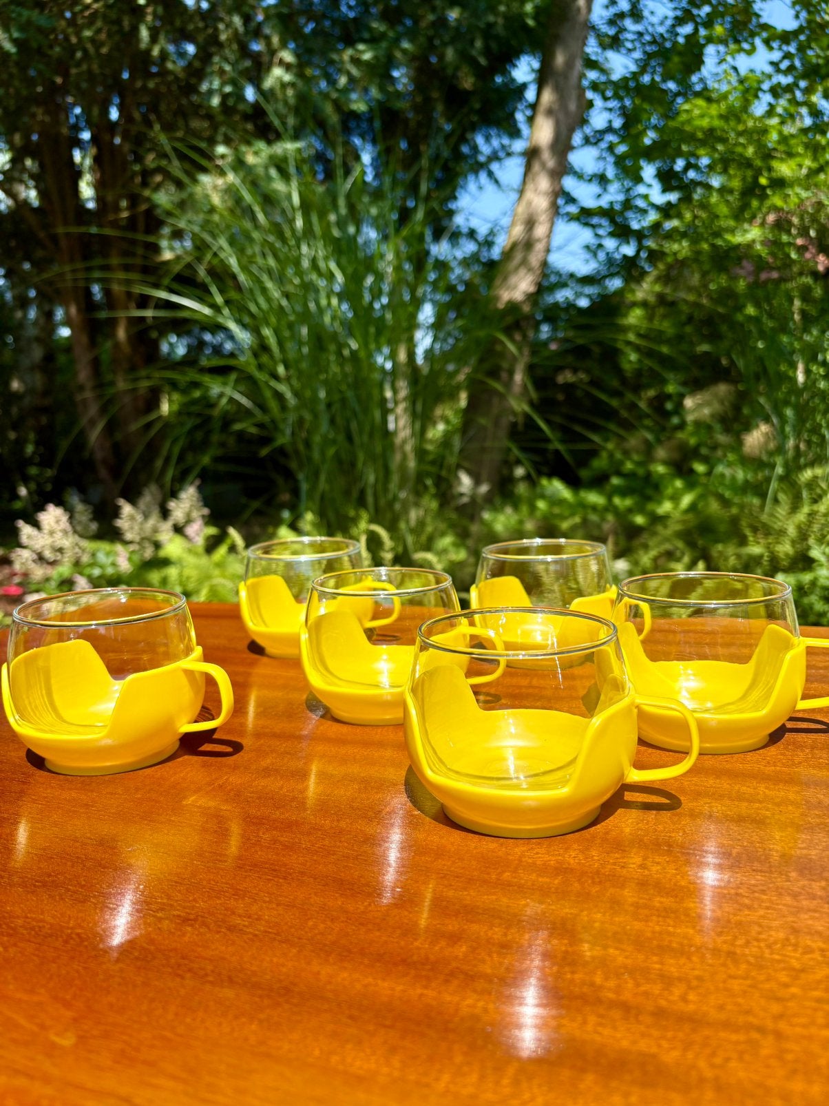 Set vintage theeglazen/ party kopjes, Ophalen of Verzenden