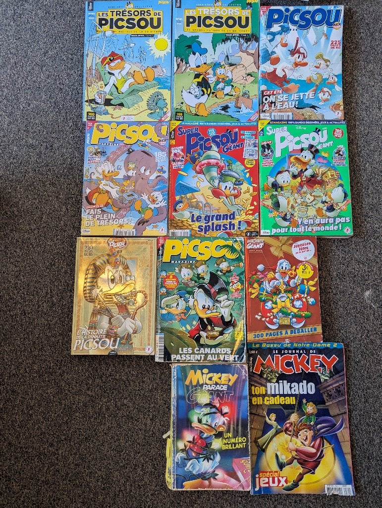 picsou, Plusieurs BD, Enlèvement, Utilisé
