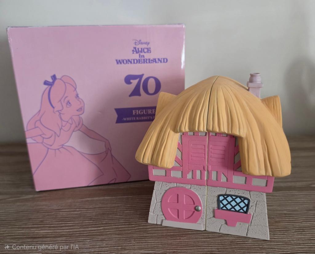 Alice au pays des merveilles - maison du lapin blanc, Enlèvement ou Envoi, Autres personnages, Comme neuf, Statue ou Figurine