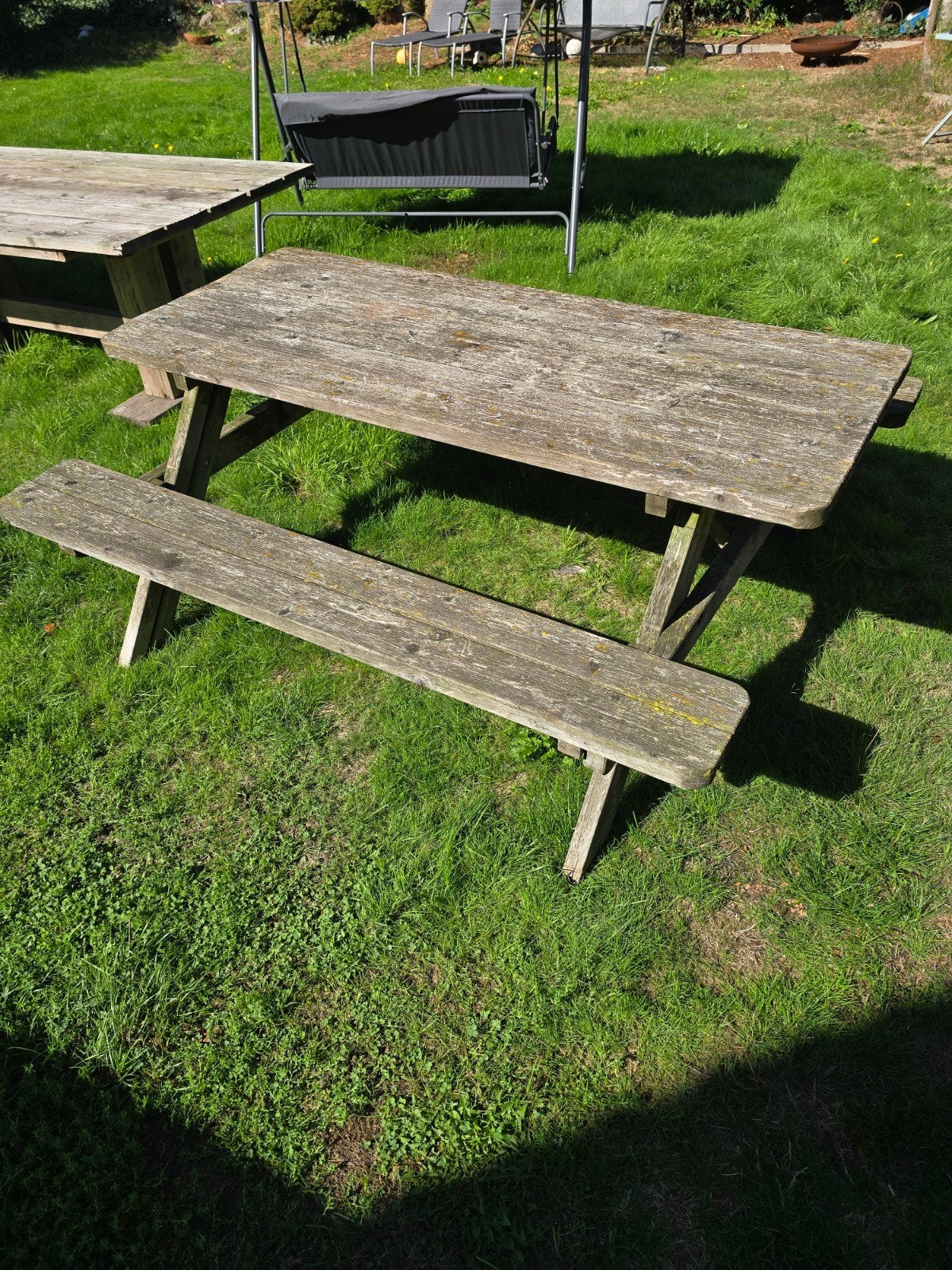 Picknicktafel, Ophalen