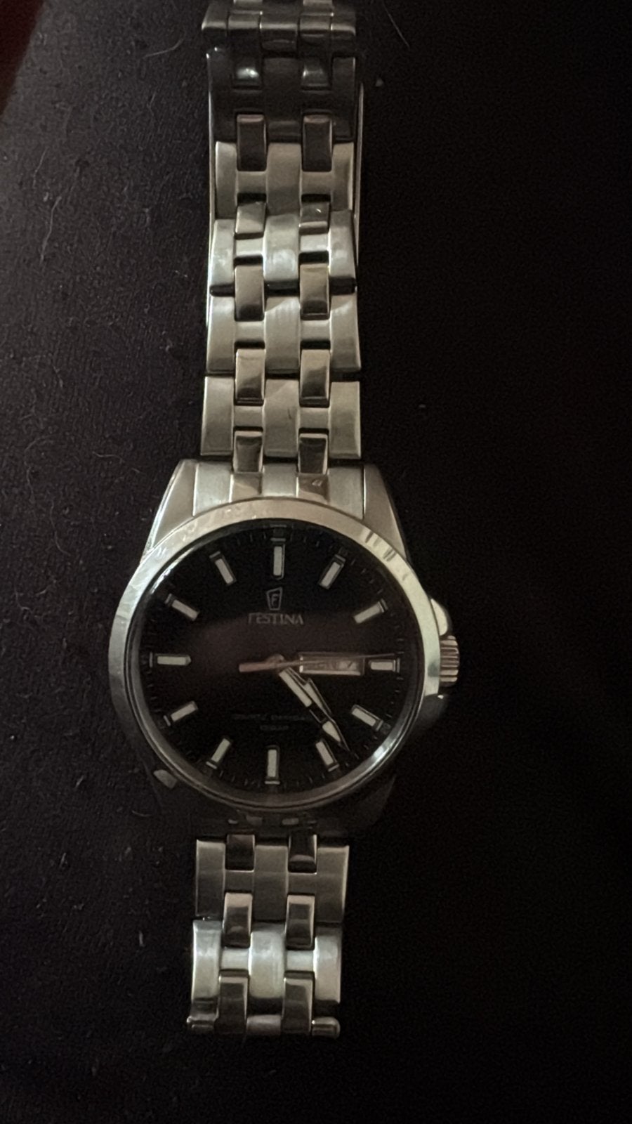 Festina Classics (Day Date), Bijoux, Sacs & Beauté, Enlèvement, Acier, Montre-bracelet, Autres marques