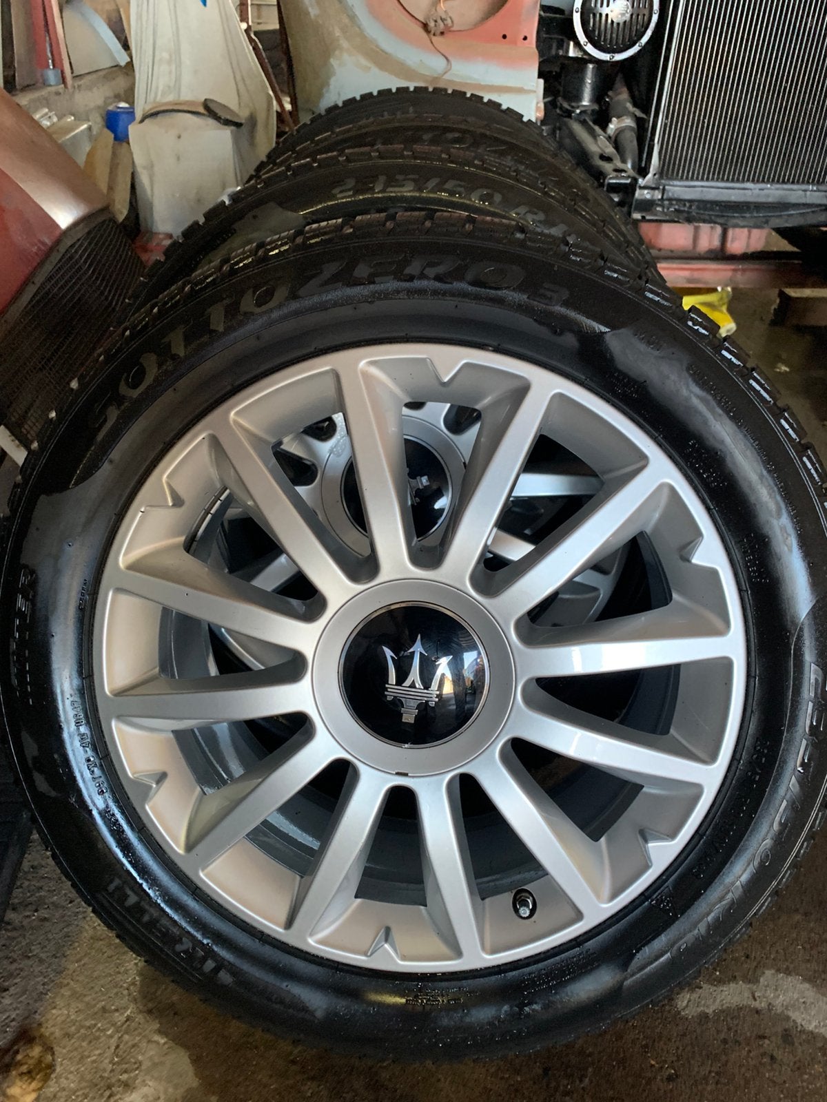 8 velgen maserati en bmw, Auto-onderdelen, Ophalen, Band(en)