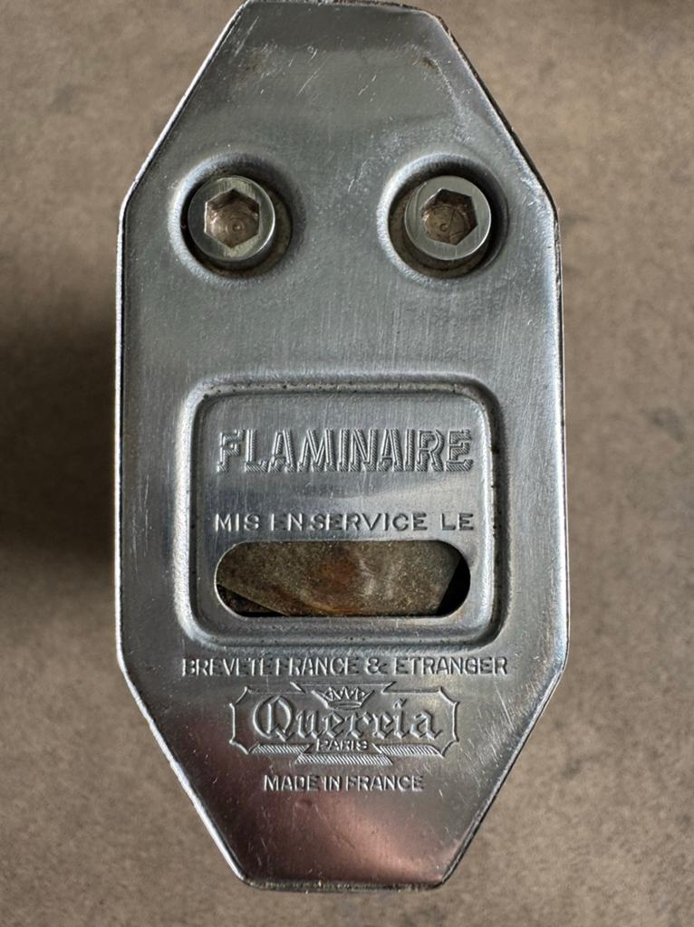 Briquet de table Flaminaire Quercia, Collections, Enlèvement ou Envoi, Utilisé, Briquet
