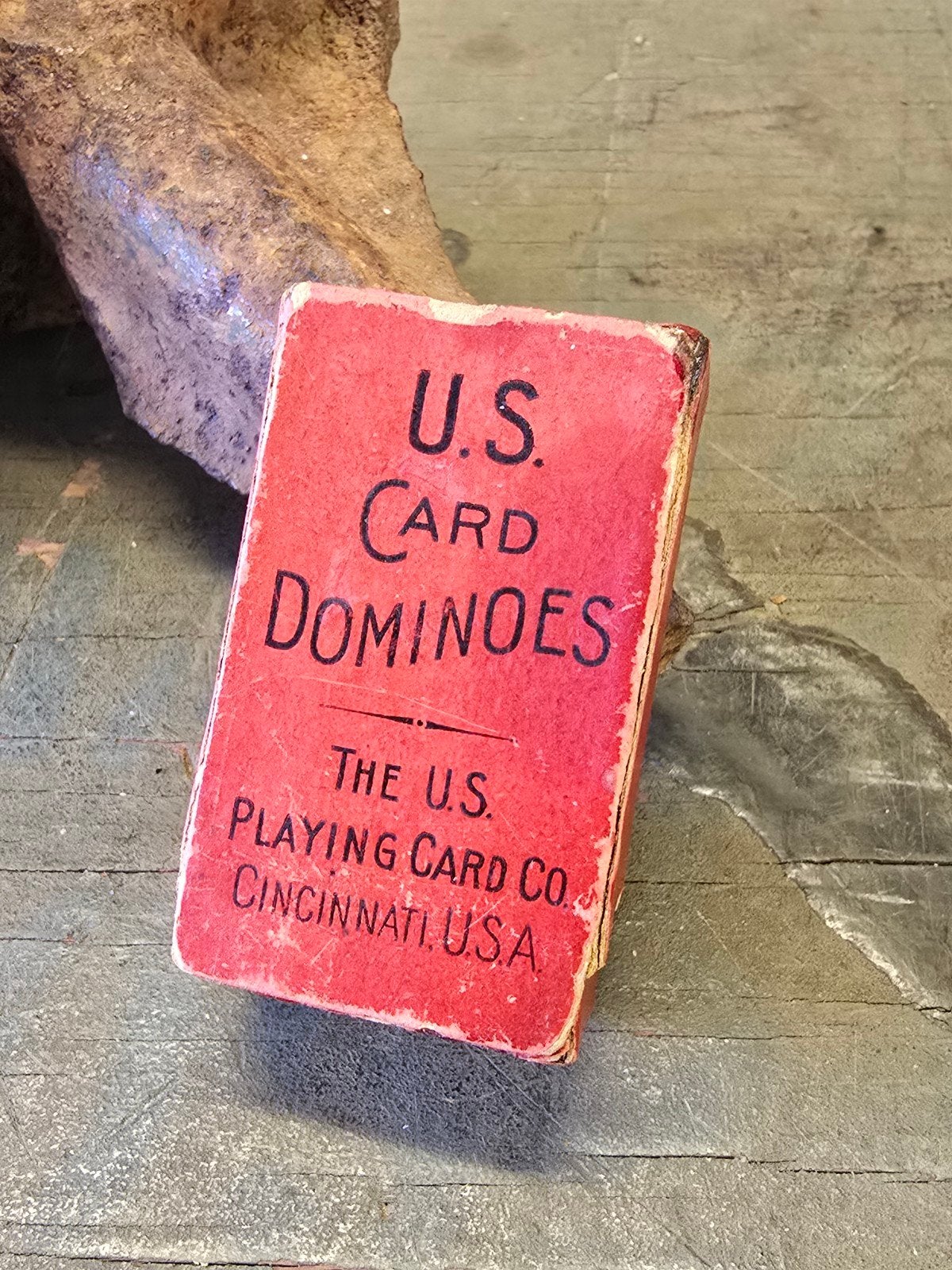 Jeu de cartes Dominos de poche américain de la Seconde Guerr, Collections, Enlèvement ou Envoi