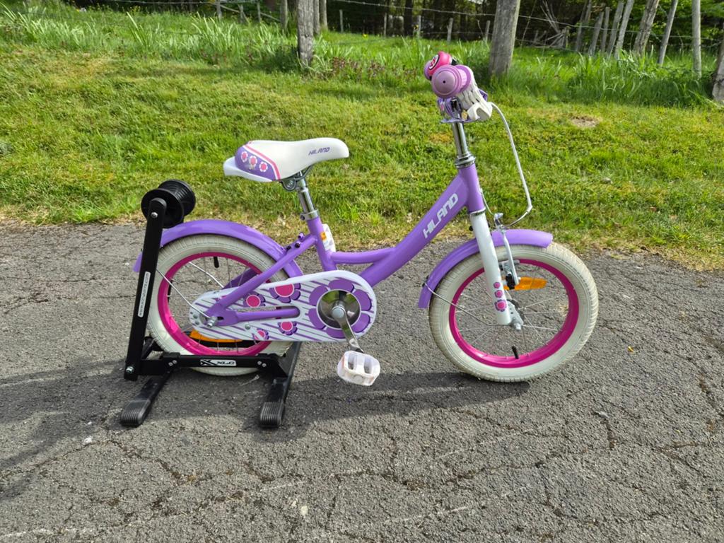 Vélo enfant 14 pouce, Vélos & Vélomoteurs, Enlèvement, Comme neuf, Moins de 16 pouces