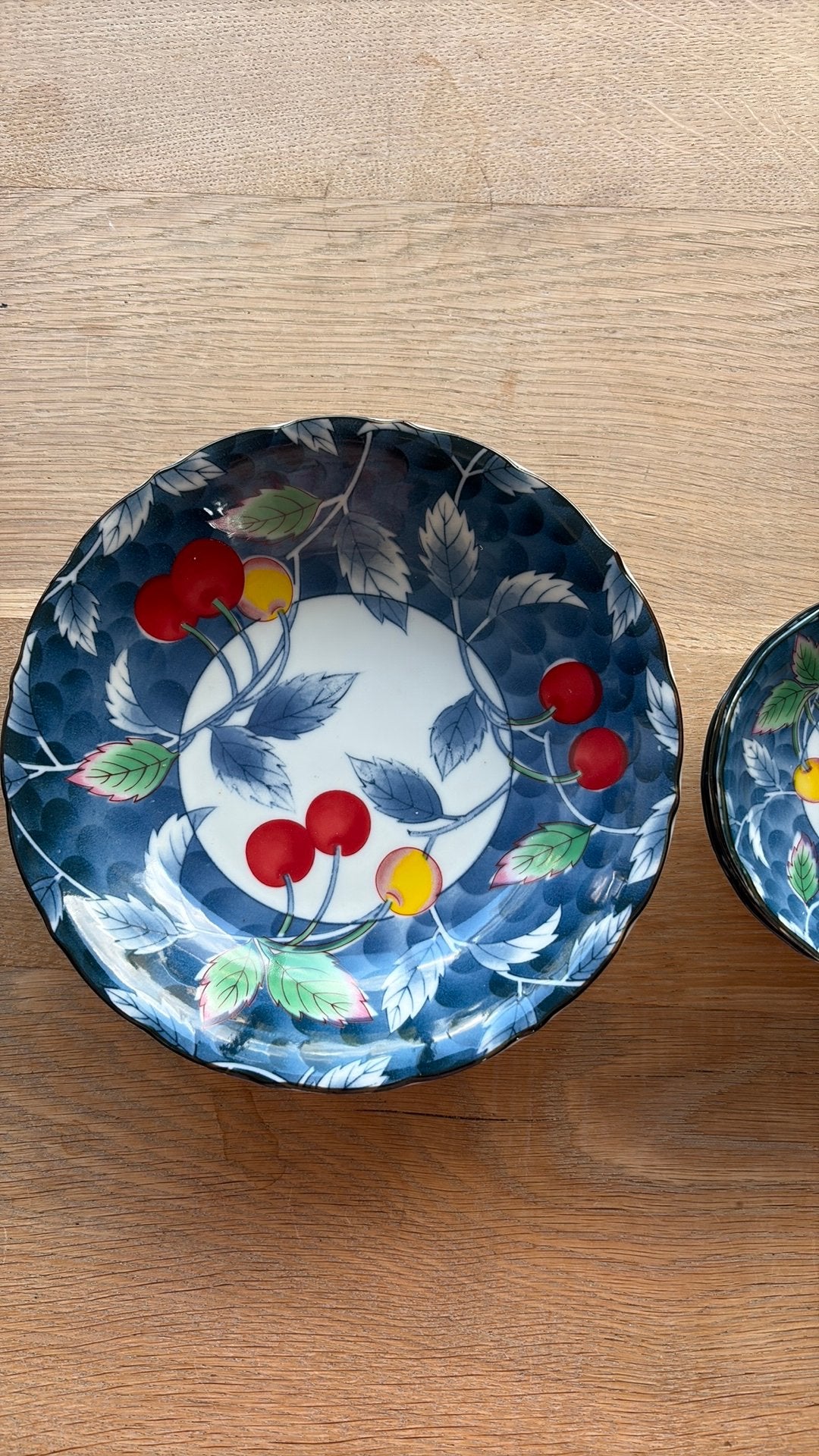 Kersen bordjes, Antiek en Kunst, Ophalen