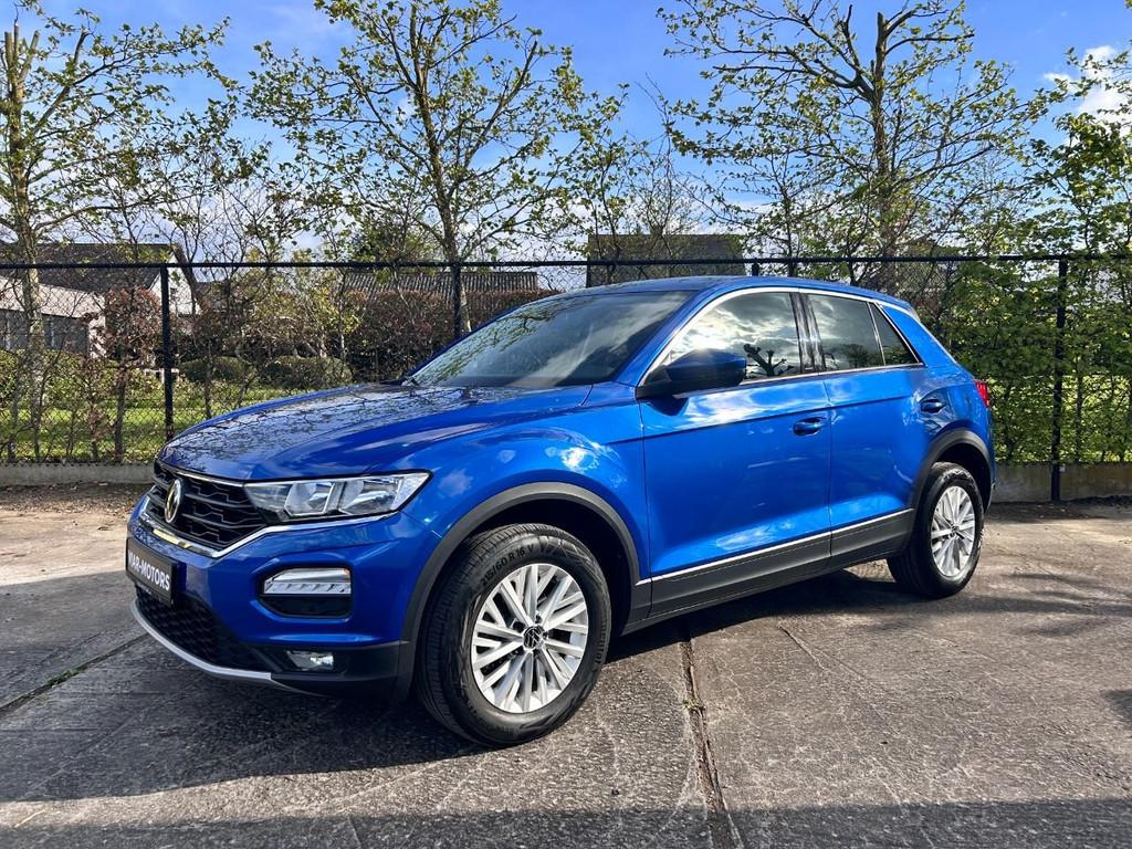 Volkswagen T-Roc Style-1,5 TSI-DSG Automaat-Trekhaak, Stof, 4 cilinders, Blauw, Bedrijf