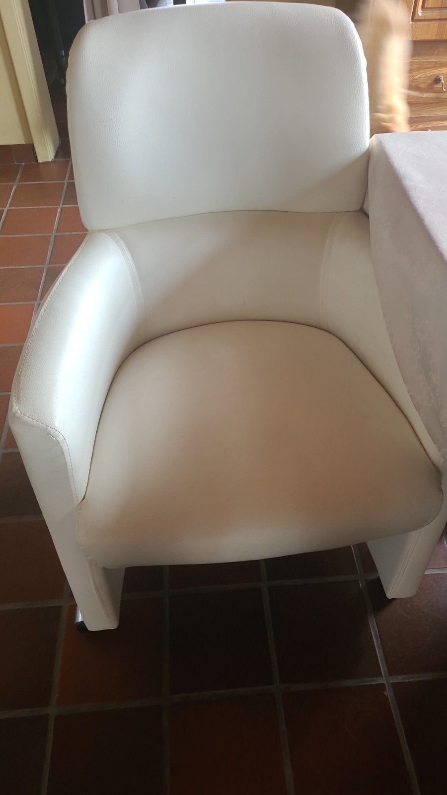 Te koop eetstoelen, Ophalen