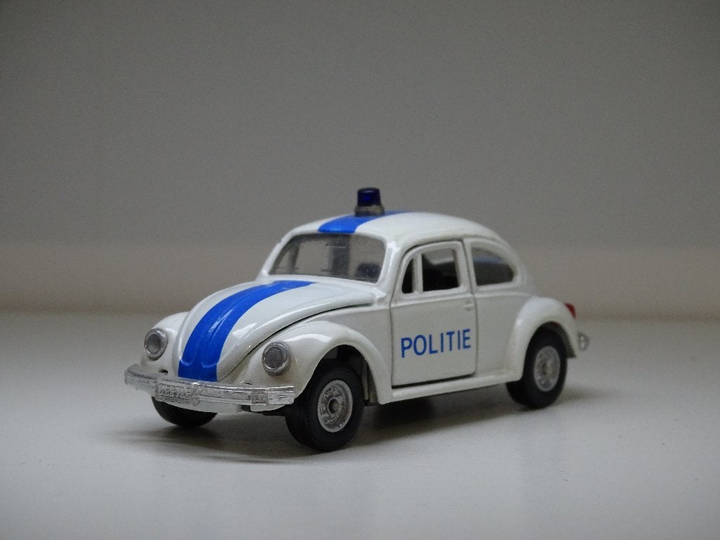 1/43 Politie VW kever Police cox belge tomica rare !, Enlèvement ou Envoi, Utilisé, Voiture, Autres marques