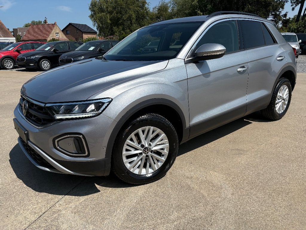 Vw T-Roc 1.5 TSI Life Bj 2022 DSG - Automaat + Camera, Auto's, 4 cilinders, Bedrijf, 5 zetels, Parkeersensor