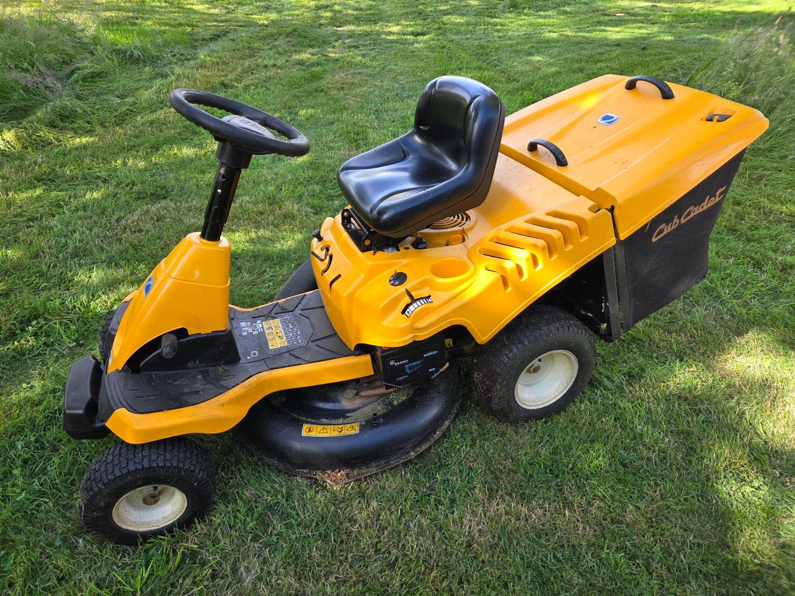 Zitmaaier Cub Cadet, Enlèvement
