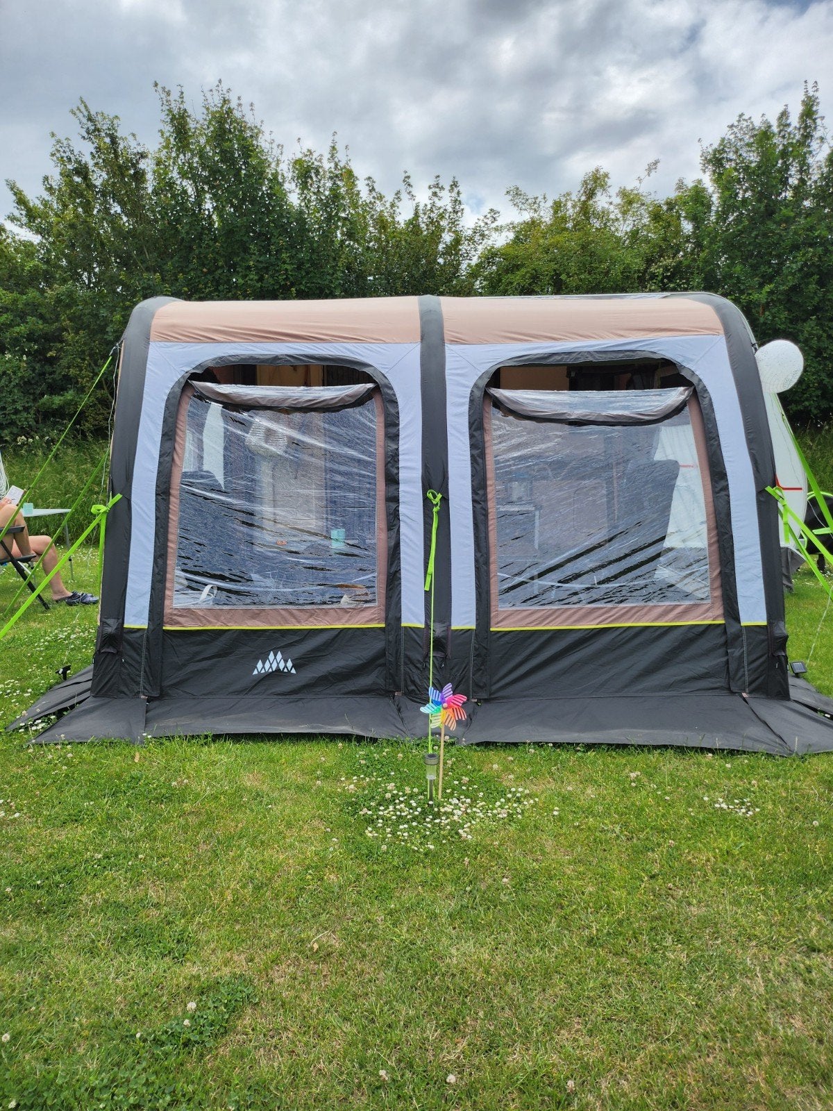 Opblaasbare voortent prima staat, Caravanes & Camping, Tentes, Enlèvement