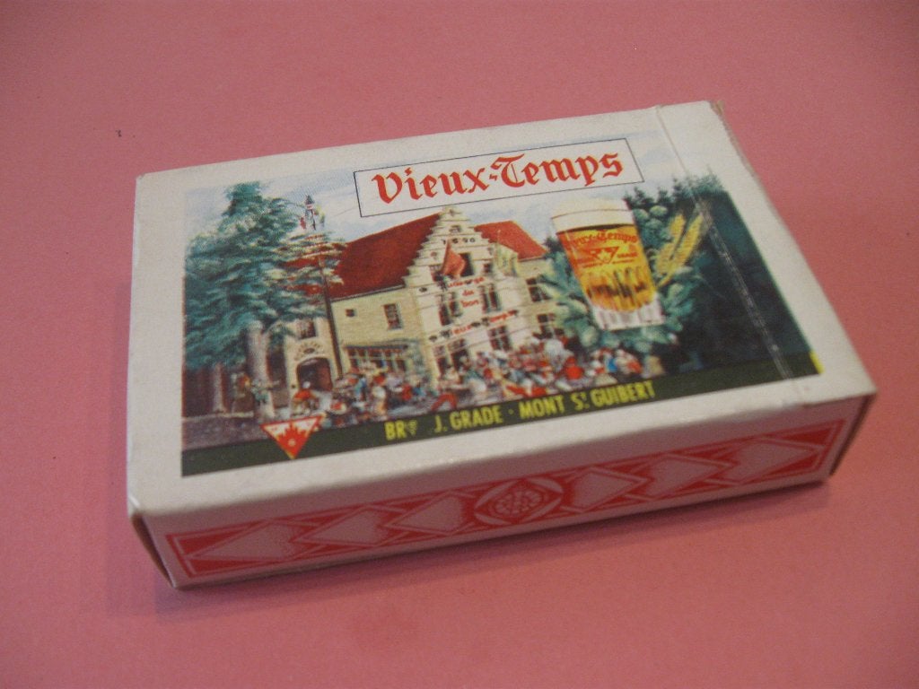 Oud kaartspel - speelkaarten Bieren Vieux - Temps, Verzamelen, Speelkaarten, Jokers en Kwartetten, Ophalen of Verzenden, Zo goed als nieuw