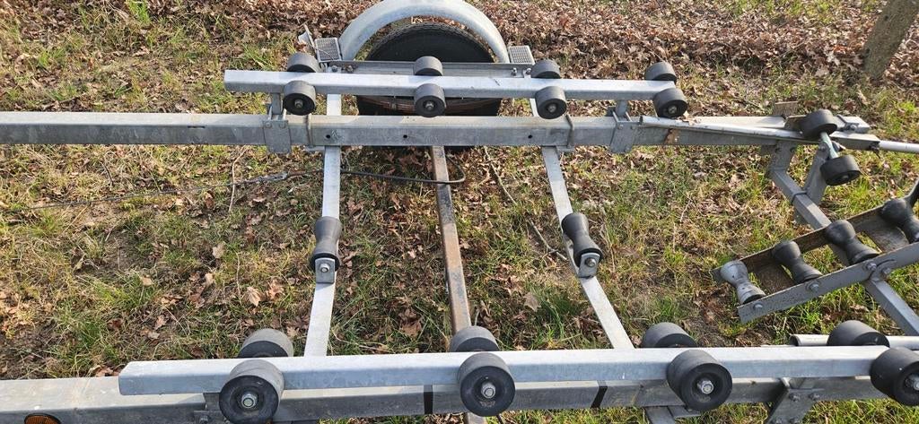 Boottrailer voor boot 6m, Ophalen