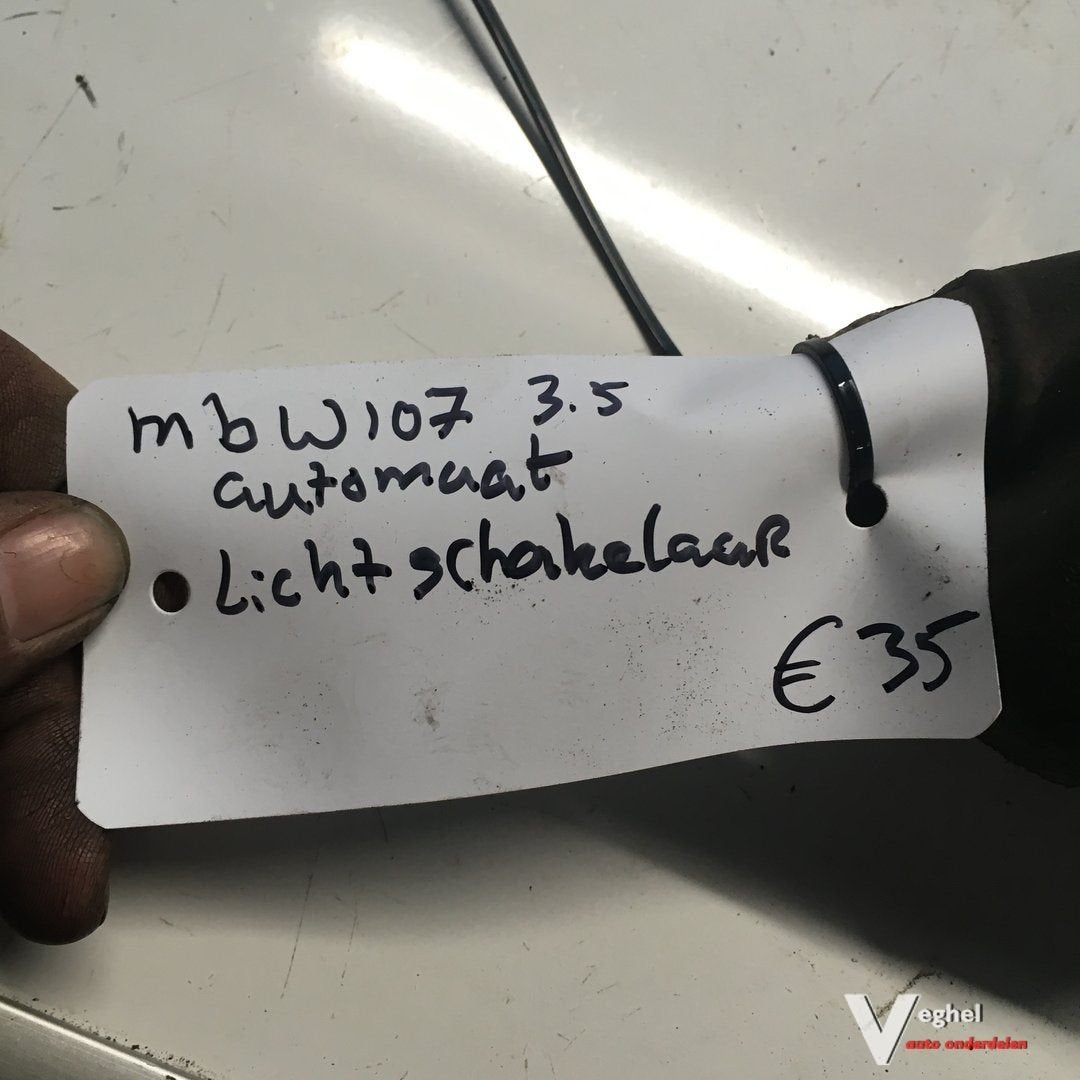 Mercedes W107 3.5 automaat  1982  Lichtschakelaar, Auto-onderdelen, Dashboard en Schakelaars, Gebruikt, -, -, Ophalen of Verzenden