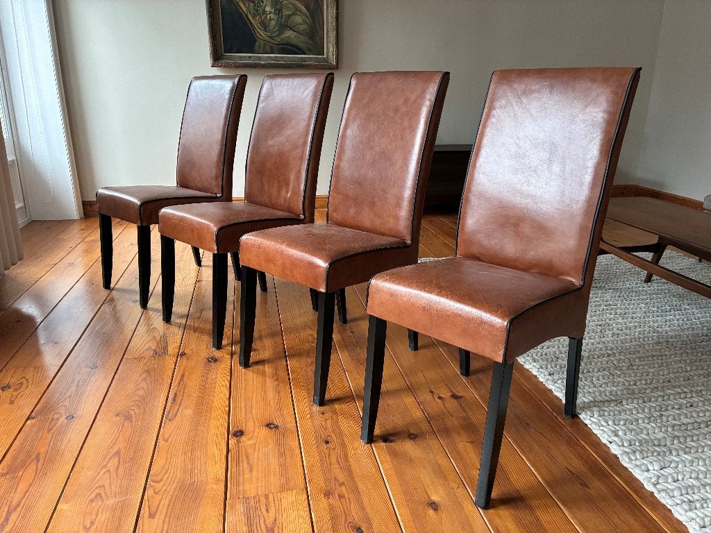 Sièges en cuir, Maison & Meubles, Brun, Enlèvement, Utilisé, Cuir