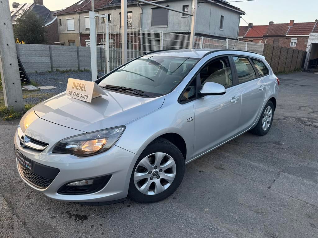 Opel astra 1.6 diesel 2015 facelift euro 6b 210.000km, Autos, Opel, Cuir, Argent ou Gris, Euro 6, Entreprise